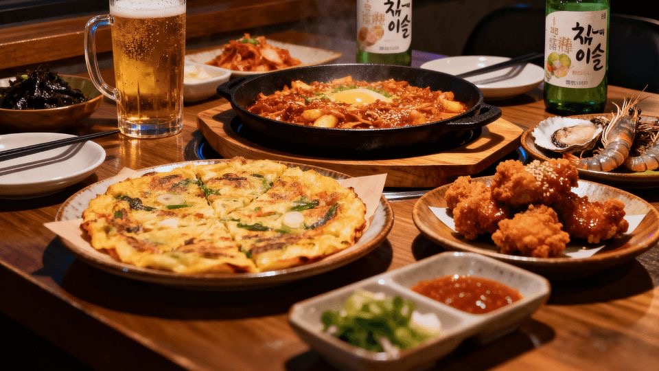 인천쓰리노 안주와 주류