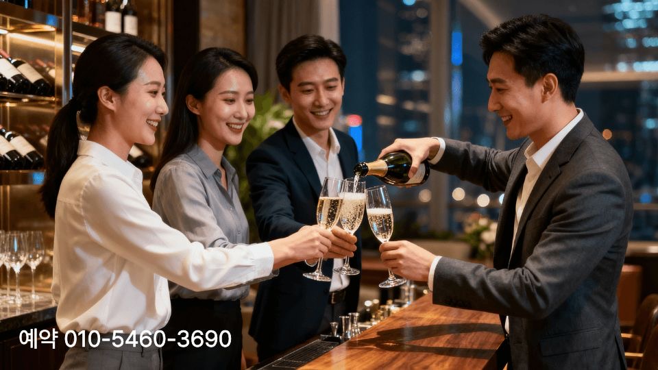 비즈니스 접대 룸 선택